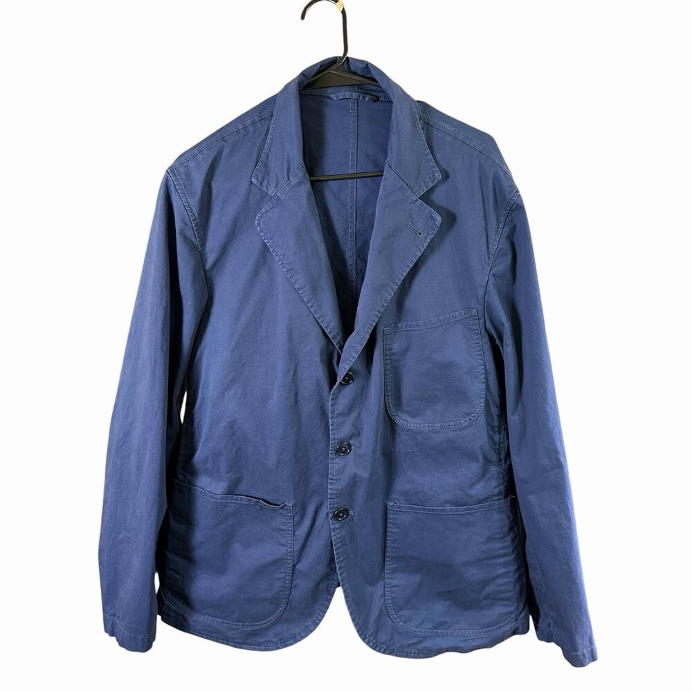 Buck Mason Carry-On Stretch Cotton Blazer Mens 2XL XXL Navy Huckberry Jacket